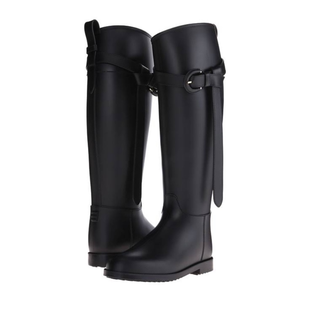 Burberry black Waterproof Boots - Authentic!